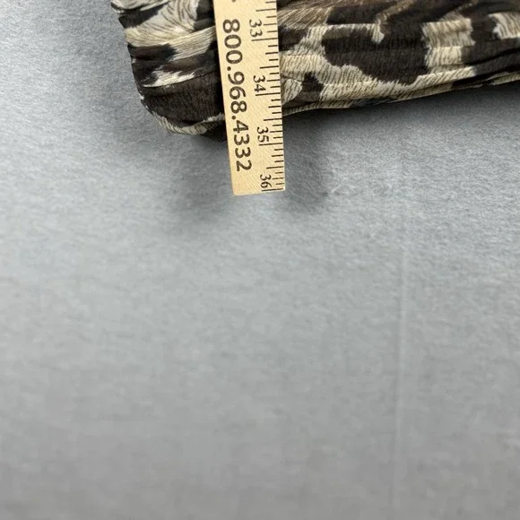 Vintage Y2K Cache BodyCon Sz 2  Animal Print Sheath Dress Halter Sexy Ruched - Picture 6 of 8